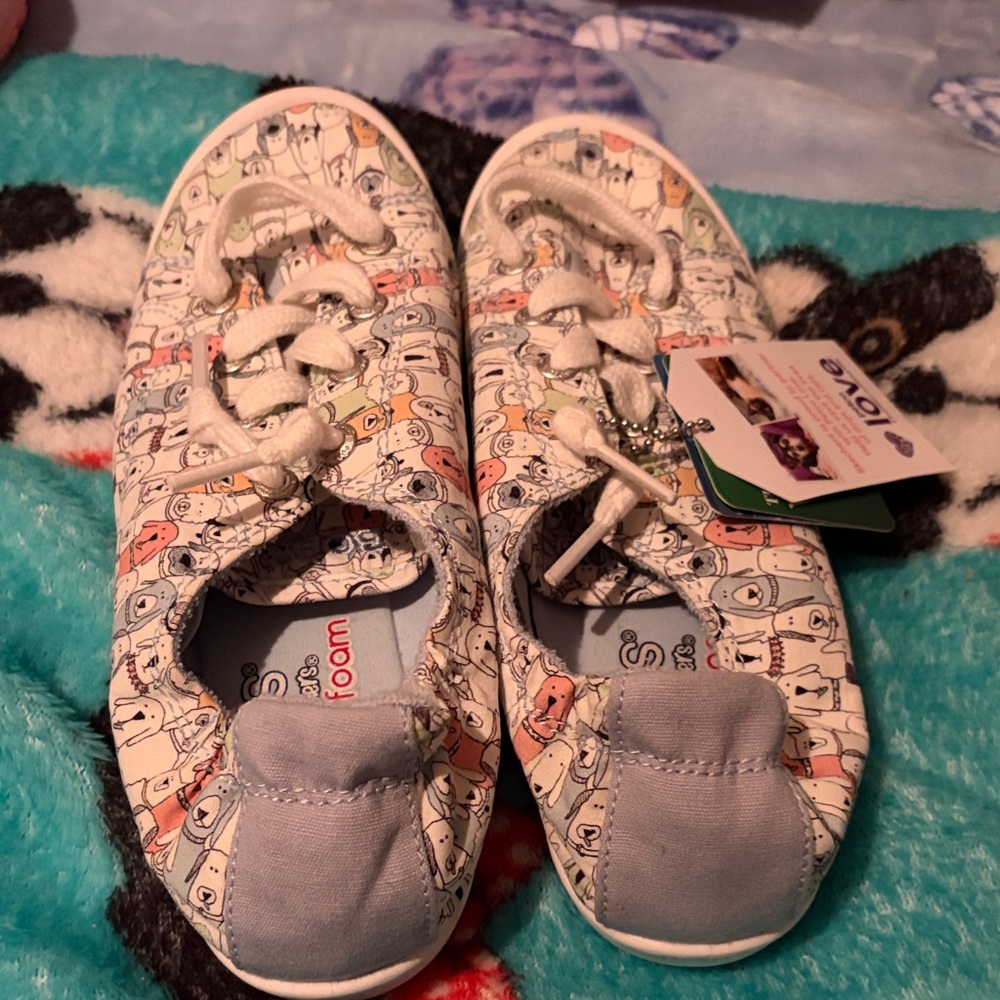 Women’s sneakers.